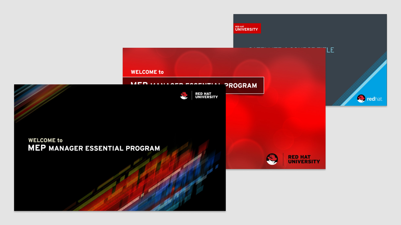 Red Hat e-learning design